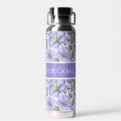 Motivatie Lavender Flowers personaliseren Tekst aa Waterfles (Achterkant)