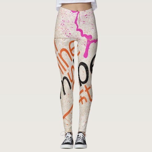 Motivatie Leggings (Voorkant)