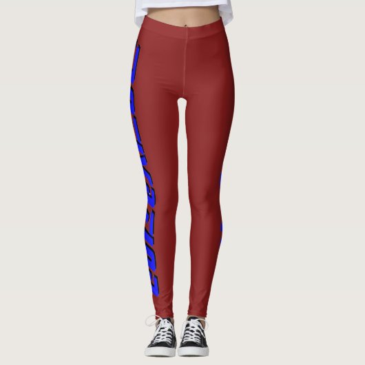 "MOTIVATIE"-Leggings Leggings (Voorkant)