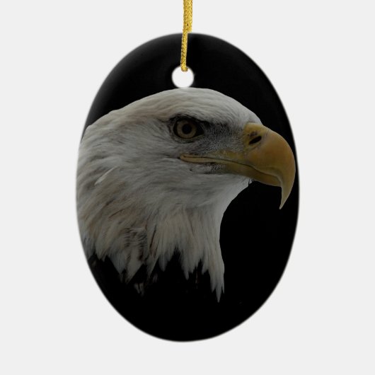 Motivatie leider van de Amerikaanse Eagle Keramisch Ornament (Voorkant)
