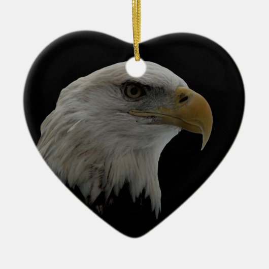 Motivatie leider van de Amerikaanse Eagle Keramisch Ornament (Voorkant)