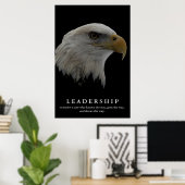 Motivatie leider van de Amerikaanse Eagle Poster (Thuiskantoor)