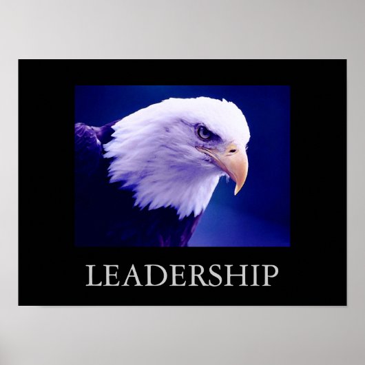 Motivatie leiderschap Eagle Eyes Poster (Voorkant)