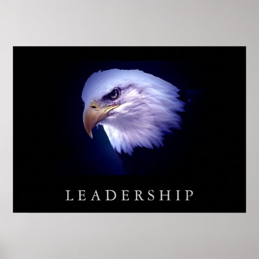 Motivatie leiderschap Eagle Eyes Poster (Voorkant)