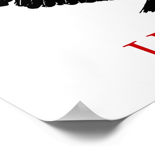 Motivatie leiderschap Eagle Landing Poster (Hoek)