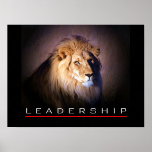 Motivatie leiderschap Gmoedig het Poster van de Le
