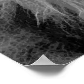 Motivatie leiderschap Lion Black & White Poster (Hoek)