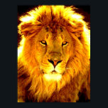 Motivatie leiderschap Lion Pop Art Poster<br><div class="desc">Vrijheid en Motivatie Afbeeldingen stimuleren</div>