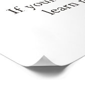 Motivatie leiderschap Wolf Eyes Poster (Hoek)