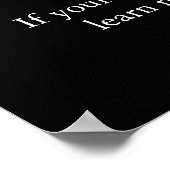 Motivatie leiderschap Wolf Red Night Moon Poster (Hoek)