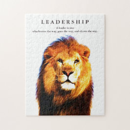 Motivatie leiderschapsCitaat Legpuzzel