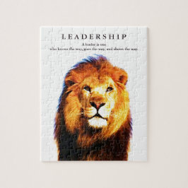 Motivatie leiderschapsCitaat Legpuzzel