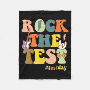 Motivatie leraar student rock de test fleece deken