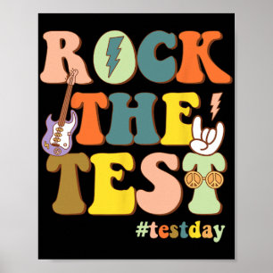 Motivatie leraar student rock de test poster