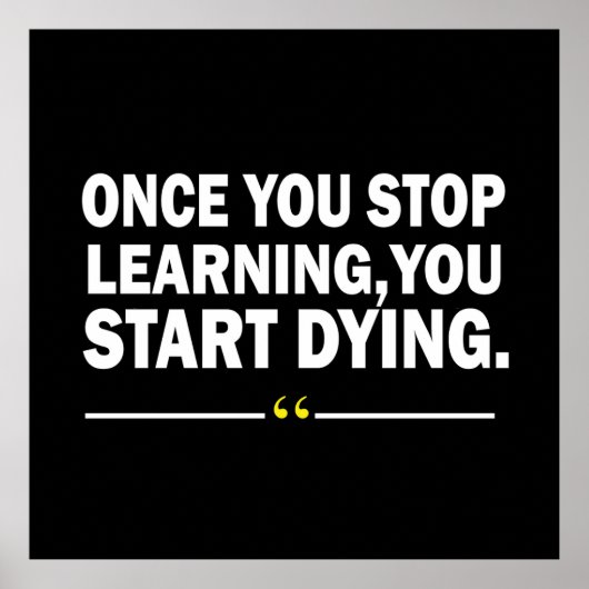 Motivatie lerarenquote poster (Voorkant)