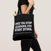 Motivatie lerarenquote tote bag (Dichtbij)