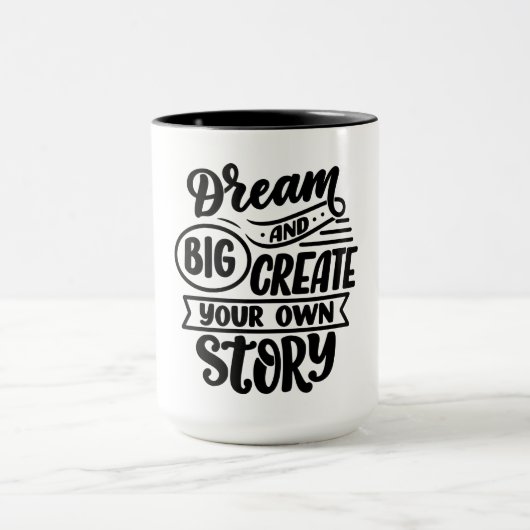 Motivatie Lettering Quote Mok (Midden)