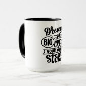 Motivatie Lettering Quote Mok (Voorkant links)