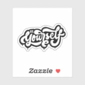 Motivatie Lettering Quote Sticker (Vel)