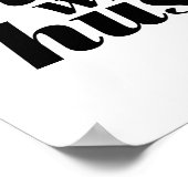 Motivatie leven Citaat Poster Hustle Werk hard (Hoek)