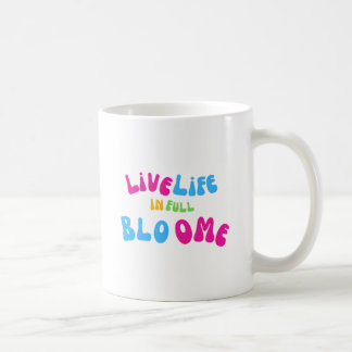 Motivatie leven in volle bloei koffiemok