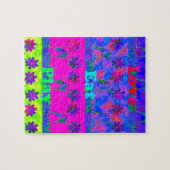 Motivatie levendige "Eet Liefde & Spelen" Art Prin Legpuzzel (Horizontaal)