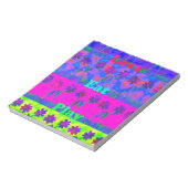 Motivatie levendige "Eet Liefde & Spelen" Art Prin Notitieblok (Linkerzijde)