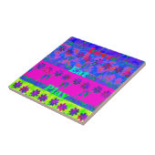 Motivatie levendige "Eet Liefde & Spelen" Art Prin Tegeltje (Zijkant)