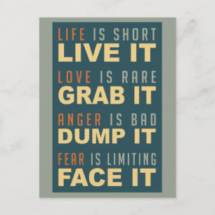 Motivatie levensadvies briefkaart