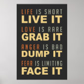 Motivatie levensadvies poster (Voorkant)