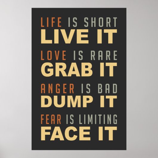 Motivatie levensadvies poster (Voorkant)