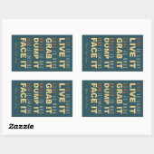 Motivatie levensadvies stickers (Vel)