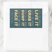 Motivatie levensadvies stickers (Tas)