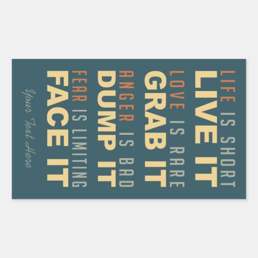 Motivatie levensadvies stickers (Voorkant)