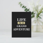 Motivatie levensbeschrijvingen briefkaart (Staand voorkant)