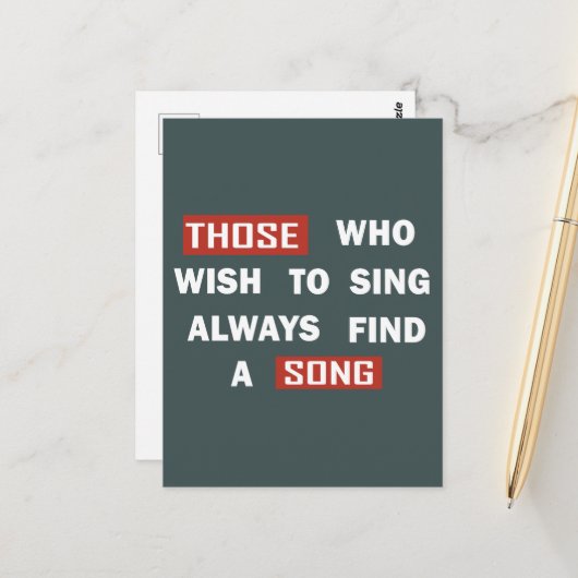 Motivatie levensbeschrijvingen briefkaart (Voorkant / Achterkant in situ)