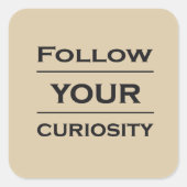 Motivatie levensbeschrijvingen vierkante sticker (Voorkant)