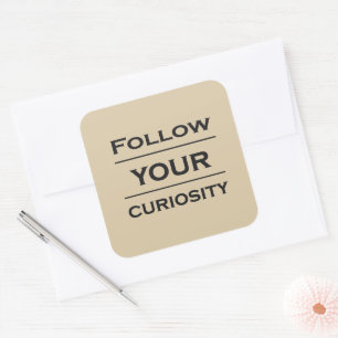 Motivatie levensbeschrijvingen vierkante sticker