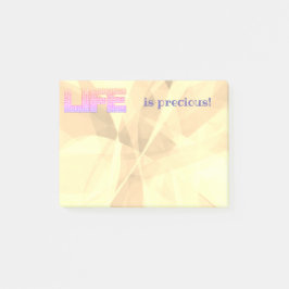 Motivatie levensoverzicht post-it® notes