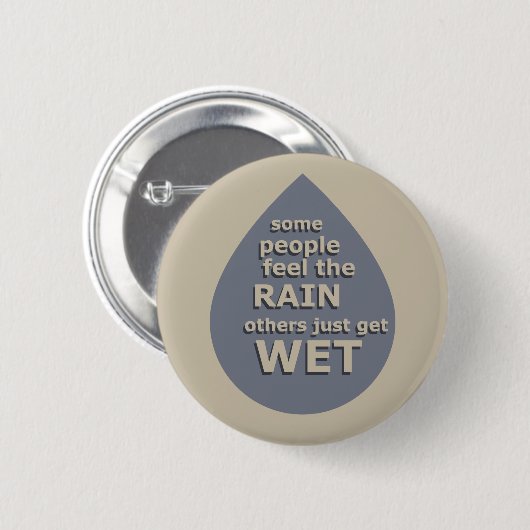 Motivatie levensquote ronde button 5,7 cm (Voorkant /achterkant)