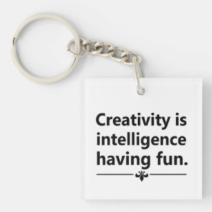 Motivatie levensquote sleutelhanger