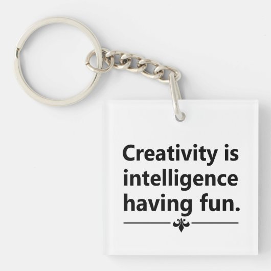 Motivatie levensquote sleutelhanger (voorkant)