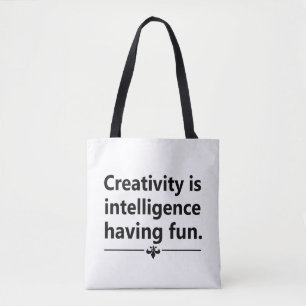 Motivatie levensquote tote bag