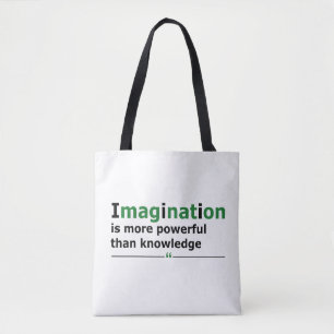 Motivatie levensquote tote bag