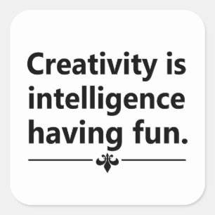 Motivatie levensquote vierkante sticker