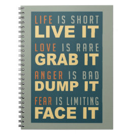 Motivatie Life Advice notitieboek