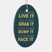 Motivatie Life Advice ornament (Rechts)