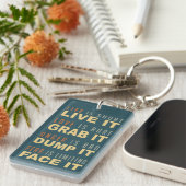 Motivatie Life Advice sleutelhanger (Voorkant Rechts)