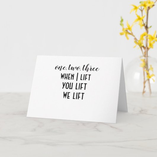 motivatie, lift Help Reminder Medical Field Kaart (Gele Bloem)