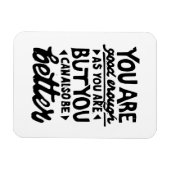 Motivatie Lino-citaatafdruk Magneet (Horizontaal)